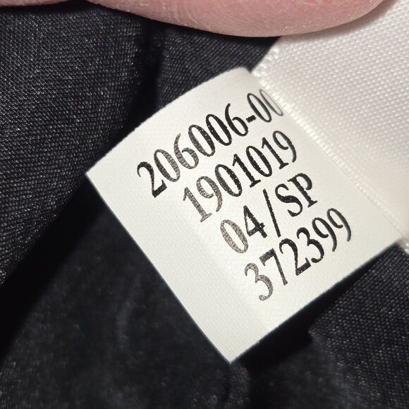 Banana Republic VTG '04 Black Polyester Knee Length Mac Raincoat Men's Sz XL - Picture 13 of 13